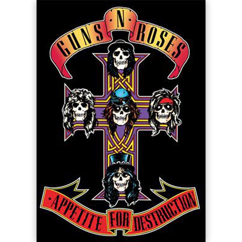 GUNS N ROSES ガンズアンドローゼズ (結成 40周年 ) - Appetite For Destruction / ポストカード・レター - PGS